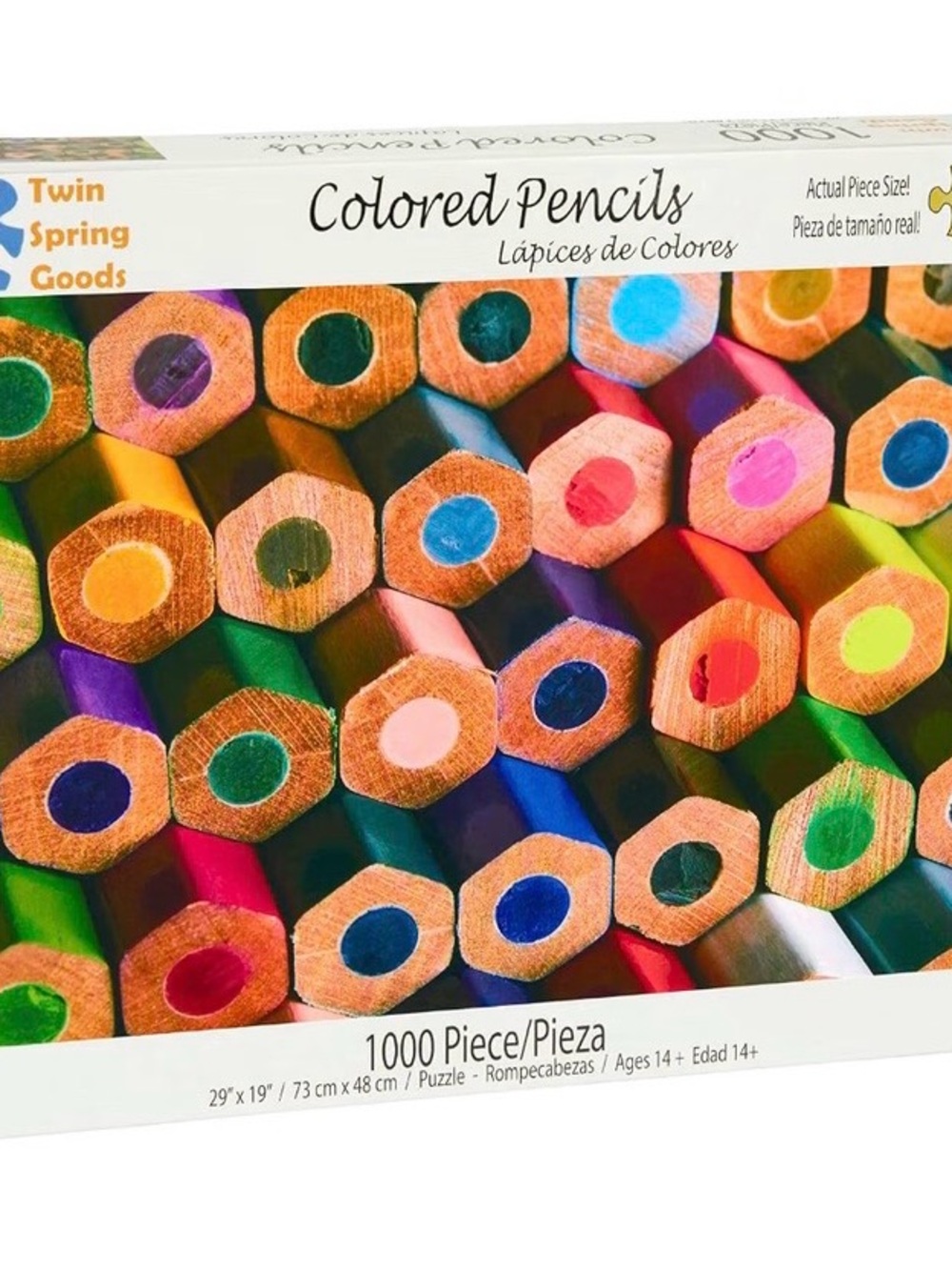 Colorful Colored Pencil 1000-Piece Jigsaw Puzzle